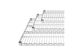 Plateaux en acier chromé